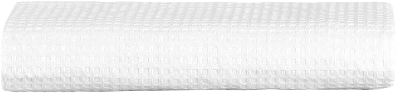 Colcha King 100% Algodão Piquet Gênova Branco Teka - Imagem 4