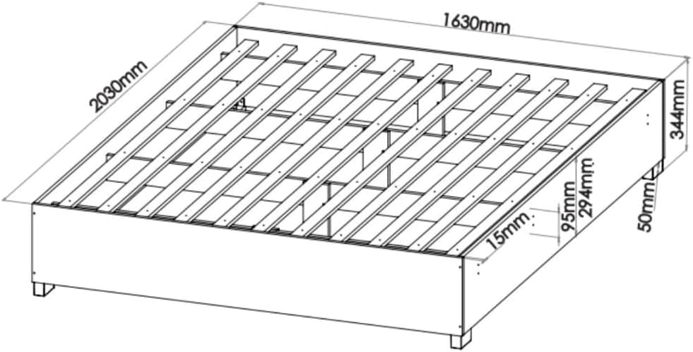 Cama Box Queen Jupiter 203 cm x 163 cm Black - Imagem 3