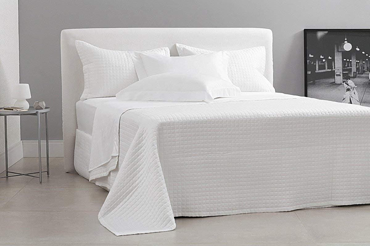 Buddemeyer Jogo de Cama King Cetim 300 Fios Buddemeyer Bud Vision New Colors II 100% Algodão Penteado Branco 4 peças - Imagem 3