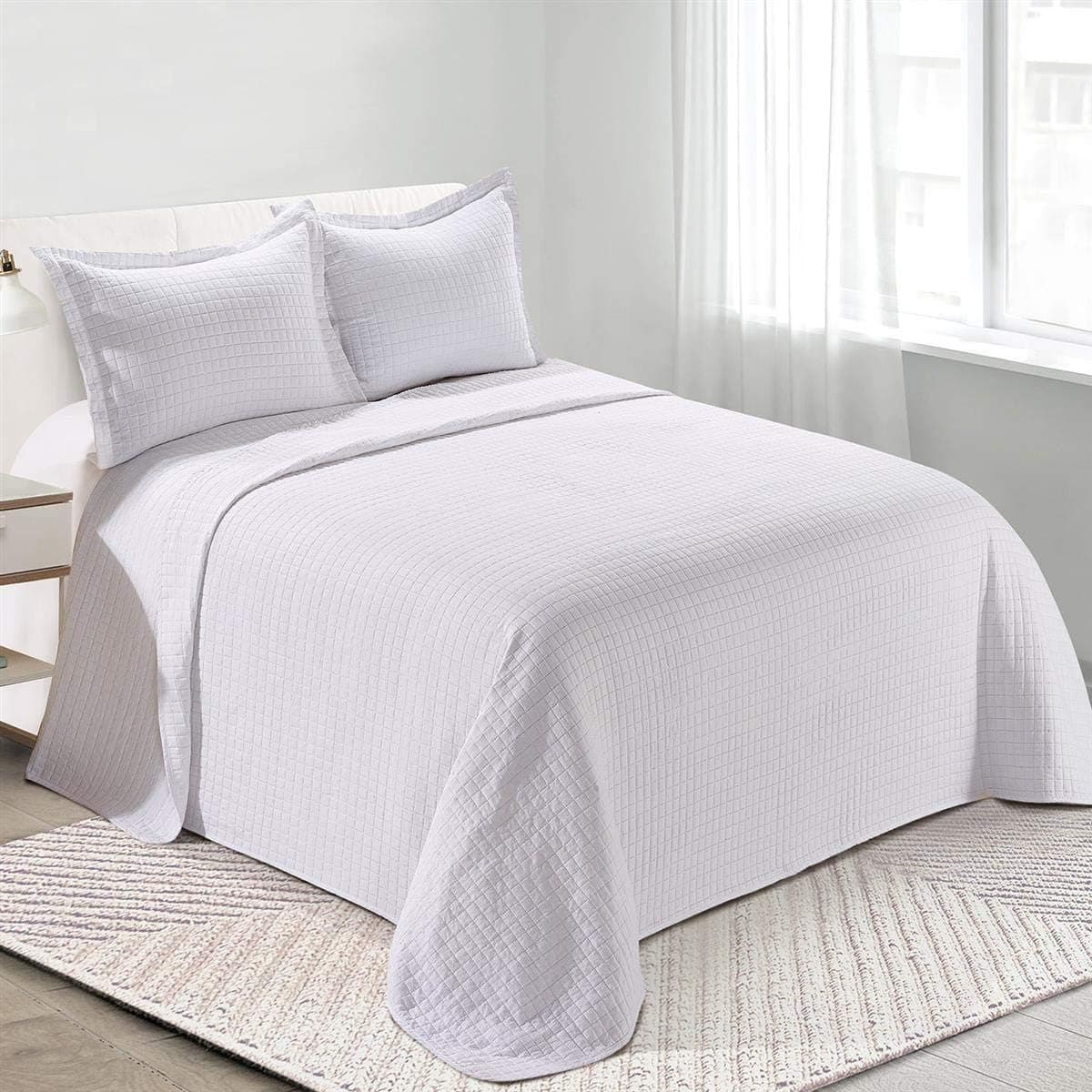 Colcha Loft Casal 220X240 Branco, Camesa, 100% Poliéster, Branco