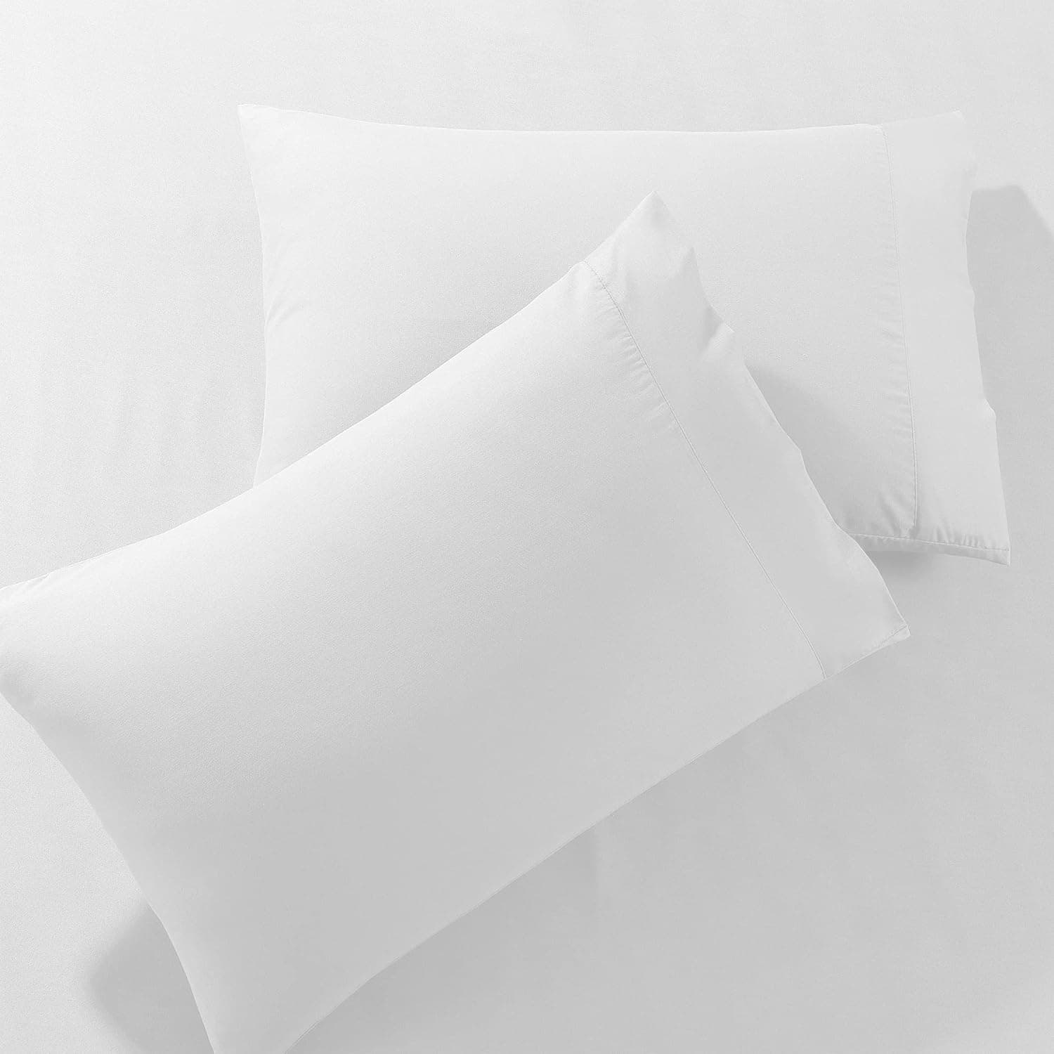 Capa de edredom California King [3 peças, branco] - 1 protetor de edredom com aba de zíper e 2 fronhas - Hotel Luxury 1800 microfibra escovada - capa de edredom ultramacia, fresca e respirável - Imagem 4
