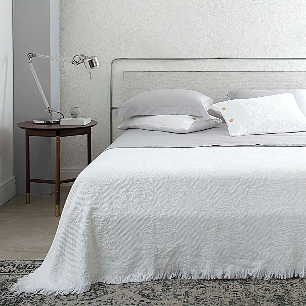 Buddemeyer Colcha Queen Medalhão 100% Algodão Branca - Imagem 3