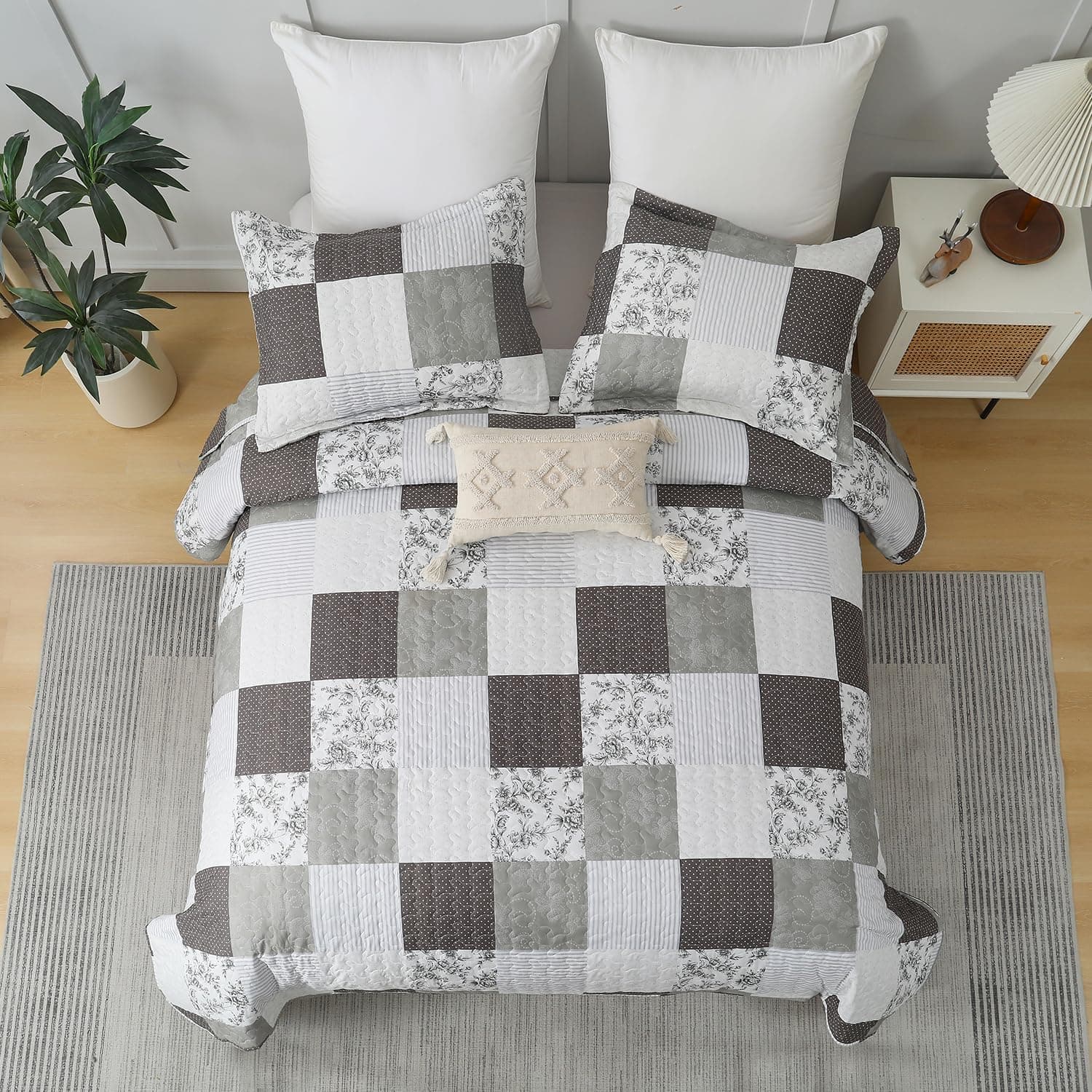 Colcha Yc Flowers, Branco, King - Imagem 4