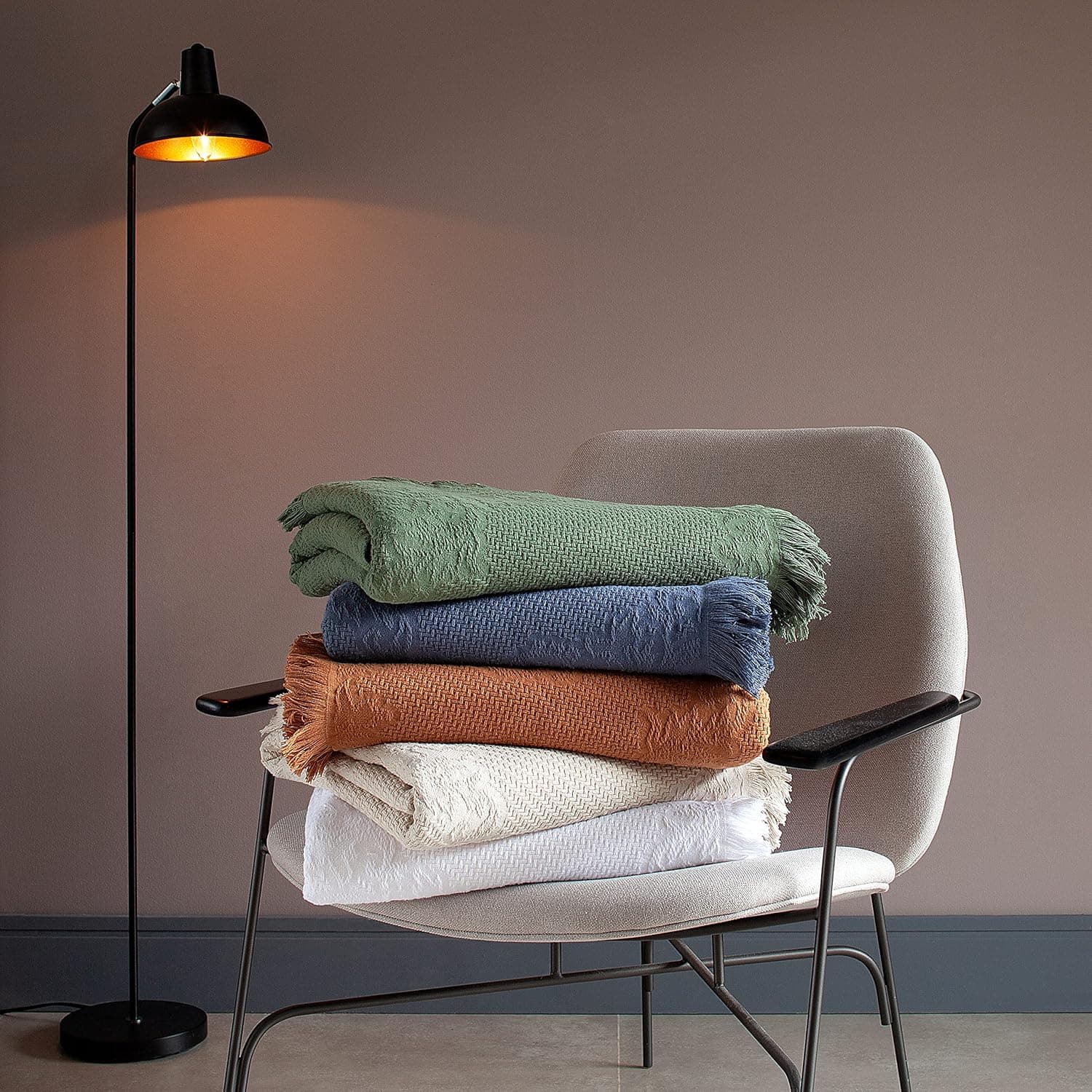 Colcha King Buddemeyer Medalhão 100% Algodão Azul - Imagem 4