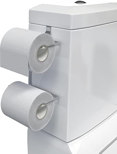 Suporte Duplo de Papel Higiênico p/Caixa Acoplada, Cromado, Stolf