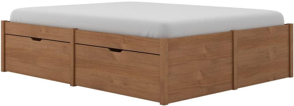 Cama Queen 4 Gavetas Madeira Maciça Beauty Siena Móveis