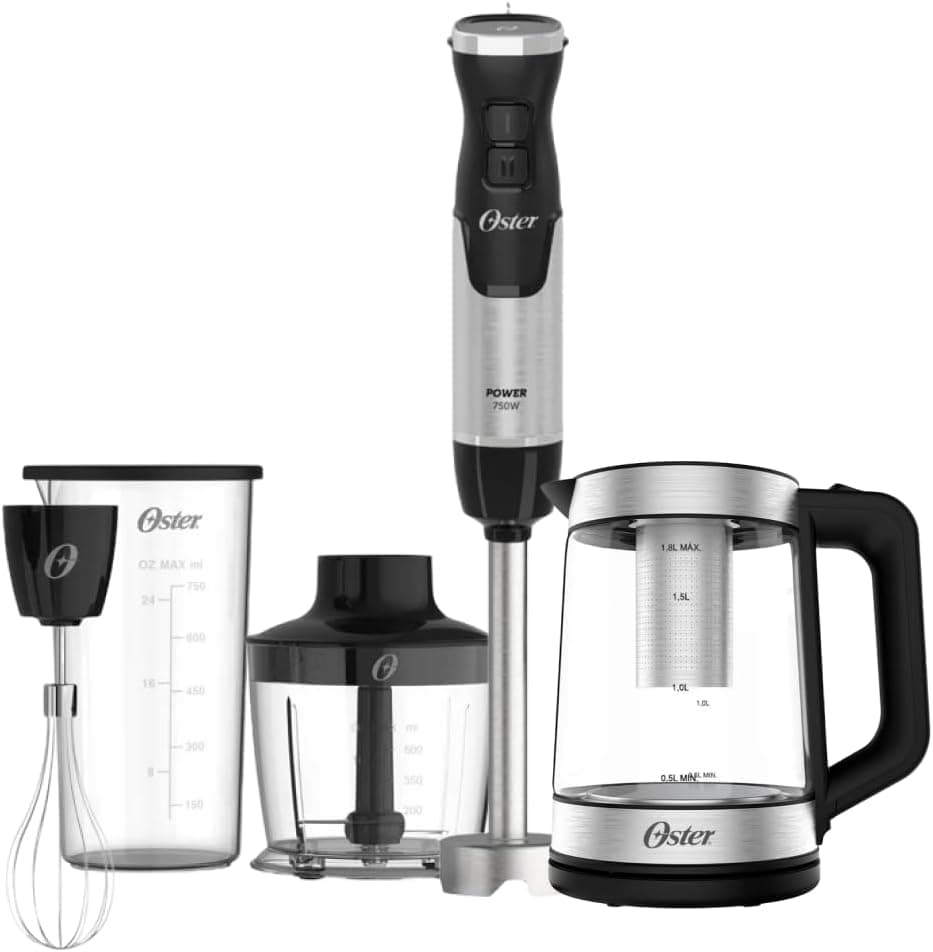 Oster Kit Mixer Power 3 em 1 e Chaleira Tea com Infusor 1,8L Oster - 127V