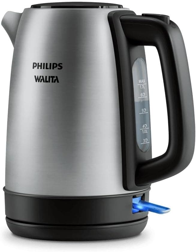 Chaleira Série 3000 Inox Philips Walita 1200W, 2 anos de garantia, 127v - HD9350/90