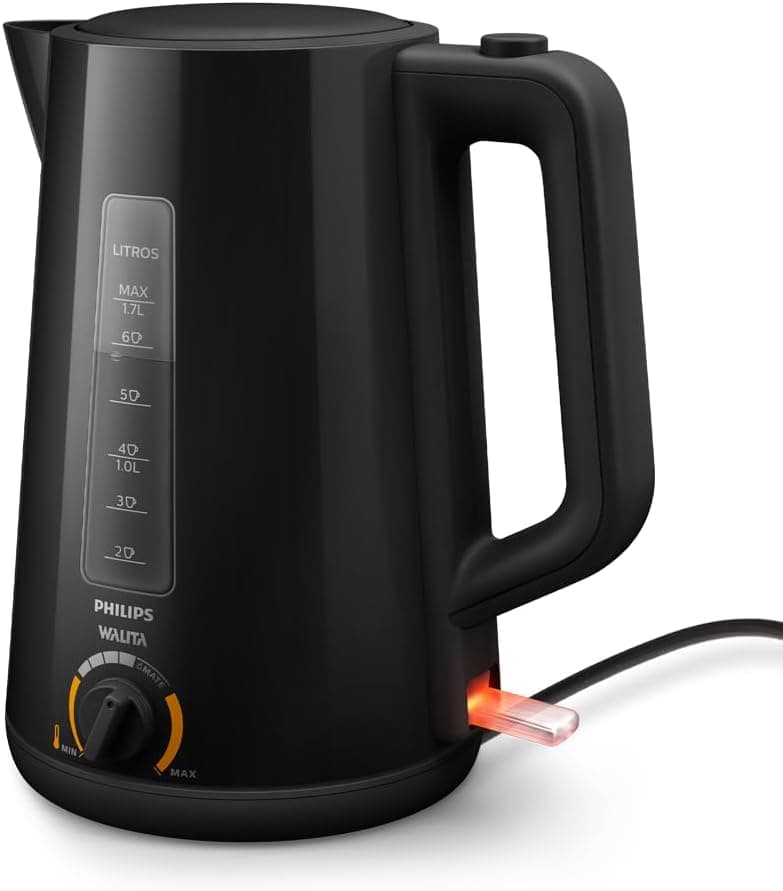 Chaleira elétrica Série 5000, Philips Walita, com função Mate, Preta, 1200W, 110v - RI9368/91 - Imagem 3