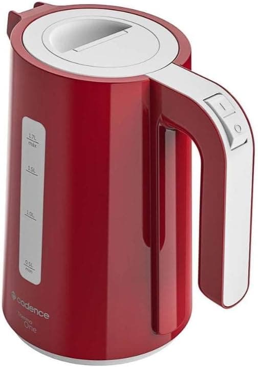 Chaleira Elétrica Thermo One Colors 1.7L, Vermelho, 220v, Cadence - Imagem 4