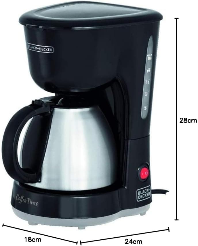 BLACK+DECKER Cafeteira Elétrica com Jarra em Inox 220V - Imagem 3