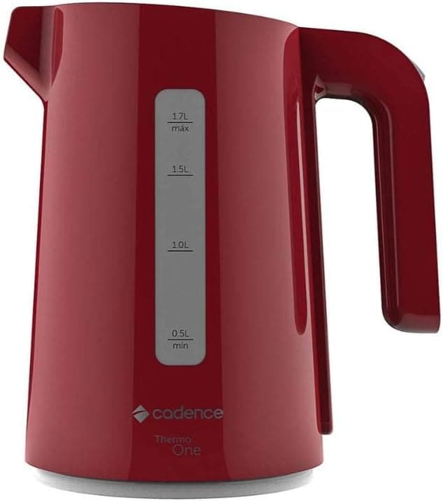 Chaleira Elétrica Thermo One Colors 1.7L, Vermelho, 220v, Cadence - Imagem 3