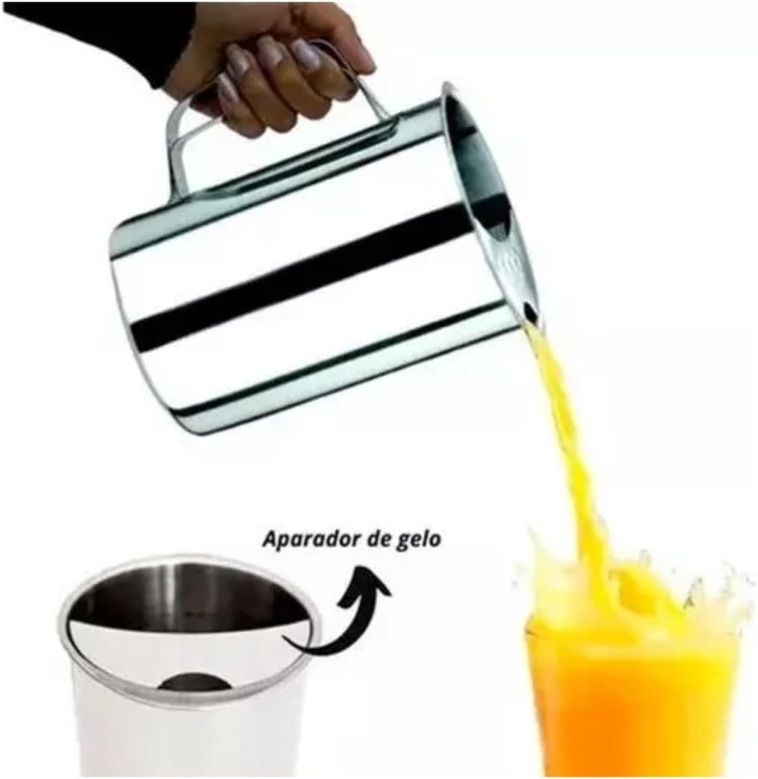 JARRA ACO INOX COM APARADOR GELO 1,8 LITROS KEHOME 6018 - Imagem 3