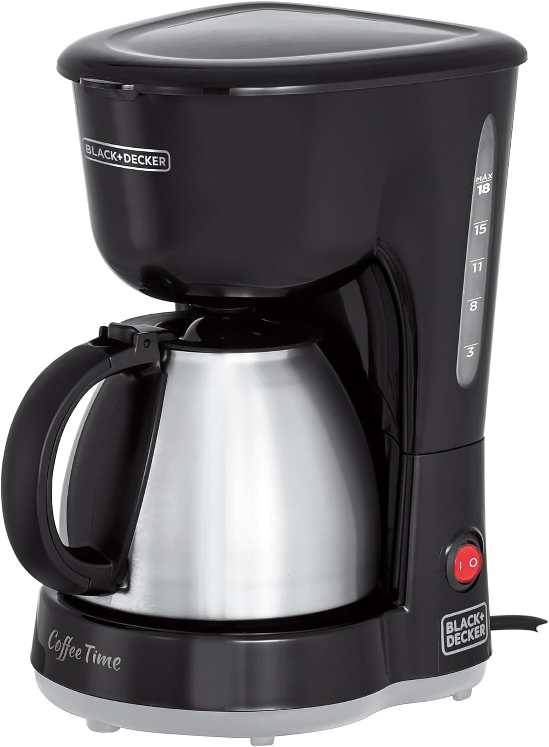 BLACK+DECKER Cafeteira Elétrica com Jarra em Inox CM15 600W 110V - Imagem 4