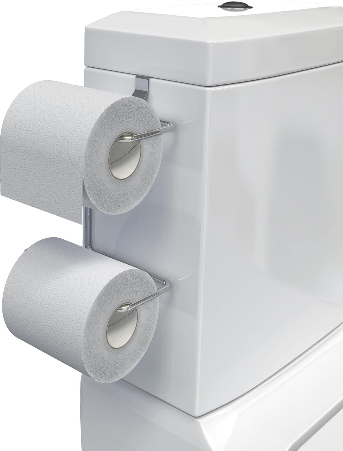 Suporte Duplo de Papel Higiênico p/Caixa Acoplada, Cromado, Stolf - Imagem 2