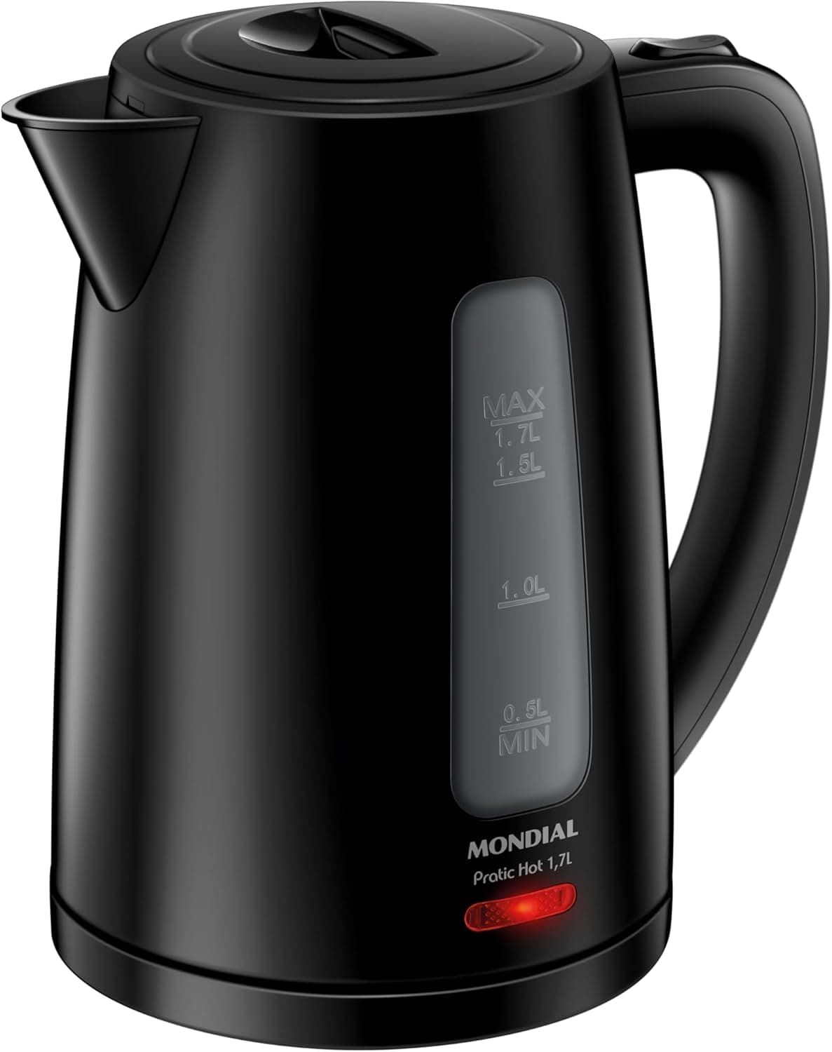 MONDIAL Chaleira Elétrica Pratic Hot 1,7L Preto, 1850W, 220V - CE-17