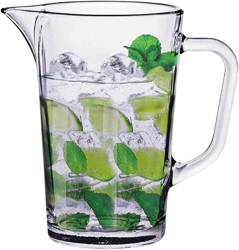 Ruvolo, Jarra de Suco Maxim, Jarra de Vidro para Água ou Suco 1.200ml