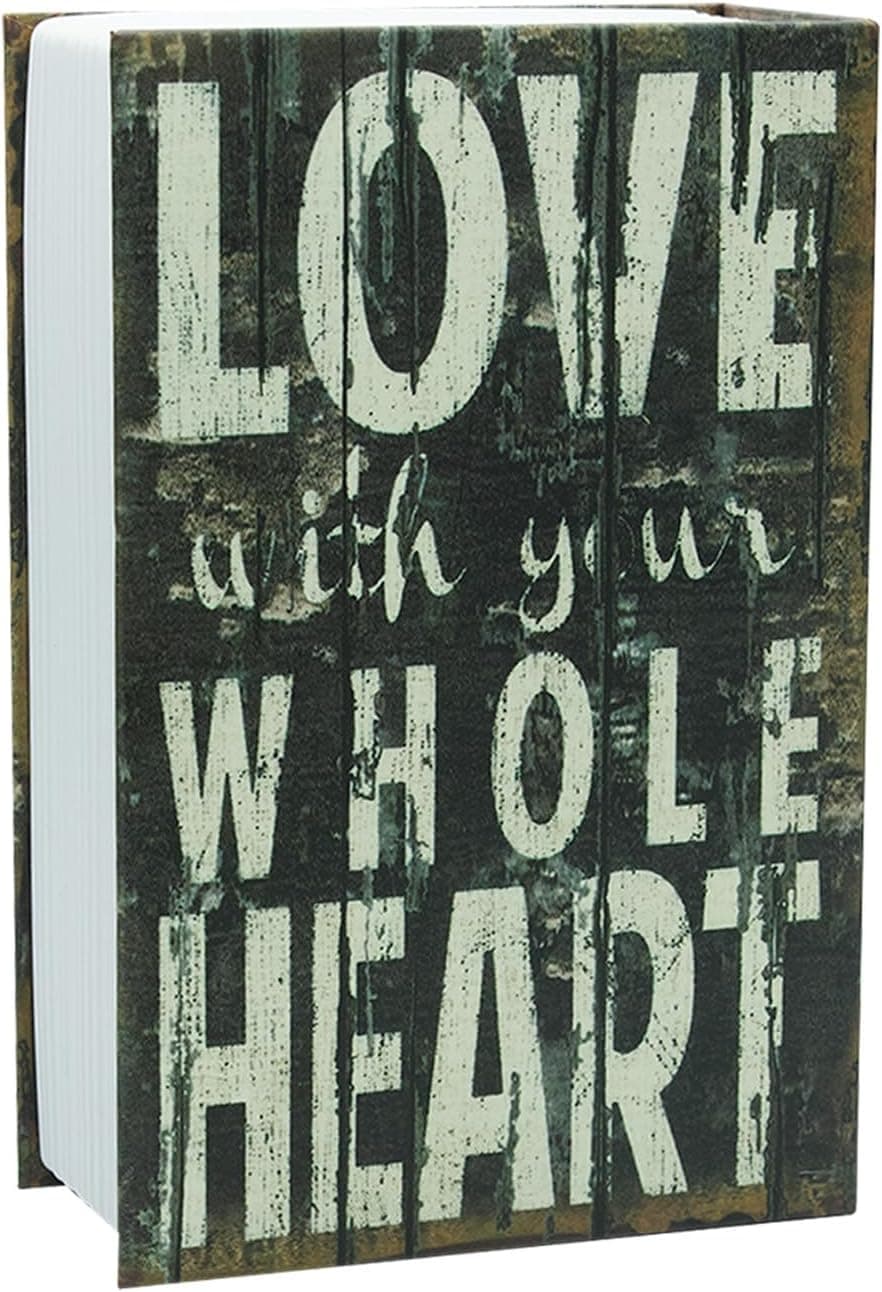 Kokay Livro fake Cofre de Aço Camuflado com Chave Love 056-0049 - Imagem 3