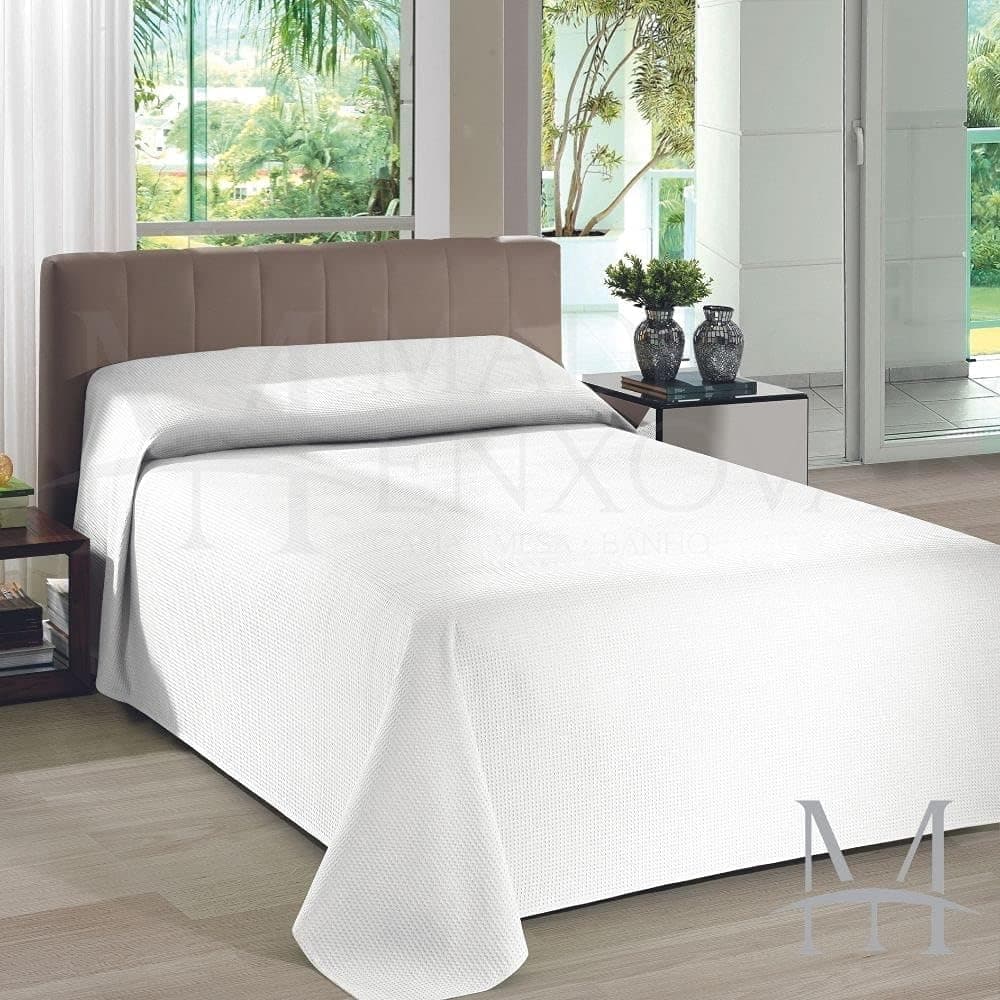 Kit Colcha Casal Piquet 2,20 x 2,50 C/fronhas Dohler U BRANCO - Imagem 3