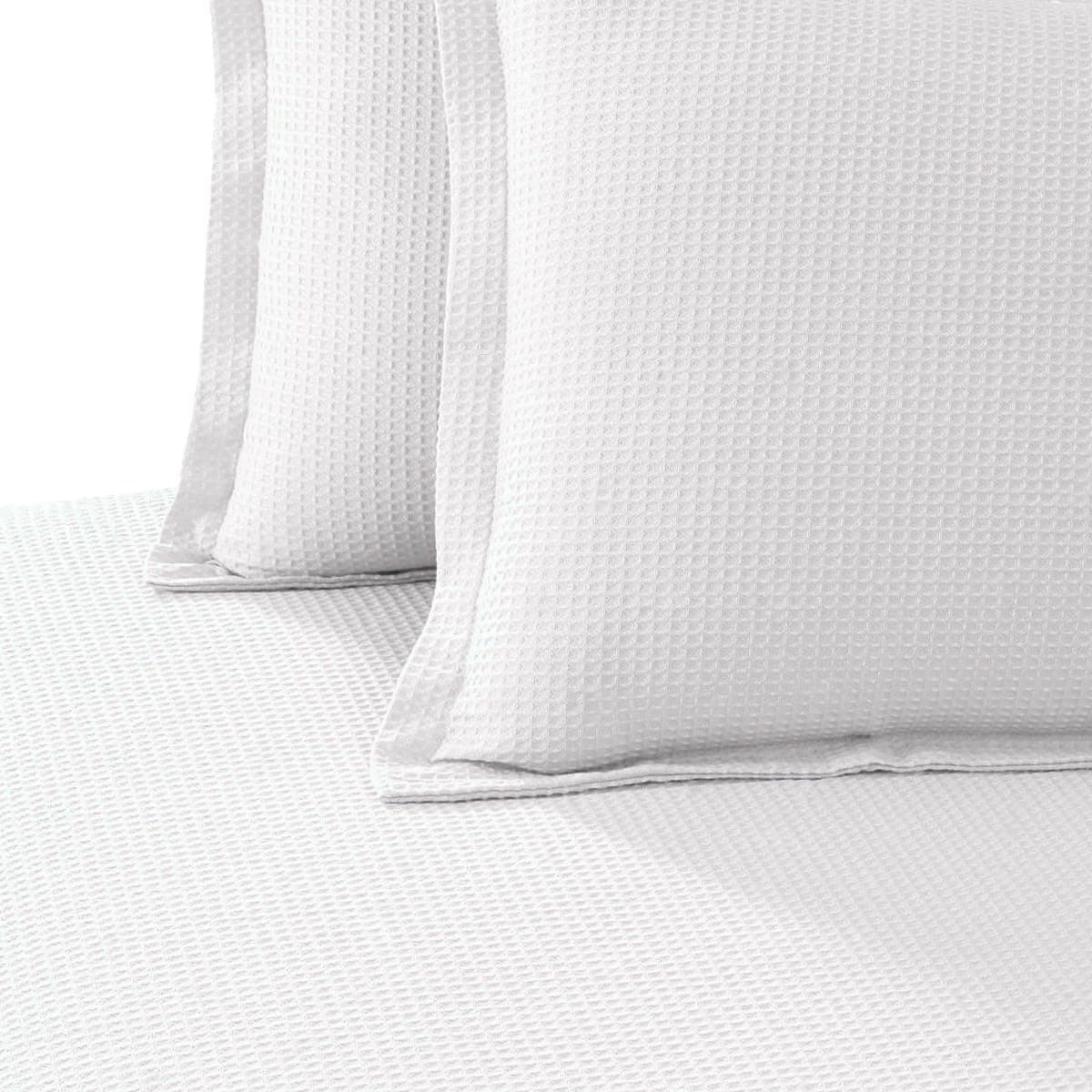 Kit Colcha Dohler Piquet Liso - 100% Algodão Piquet Branco - King - Imagem 4