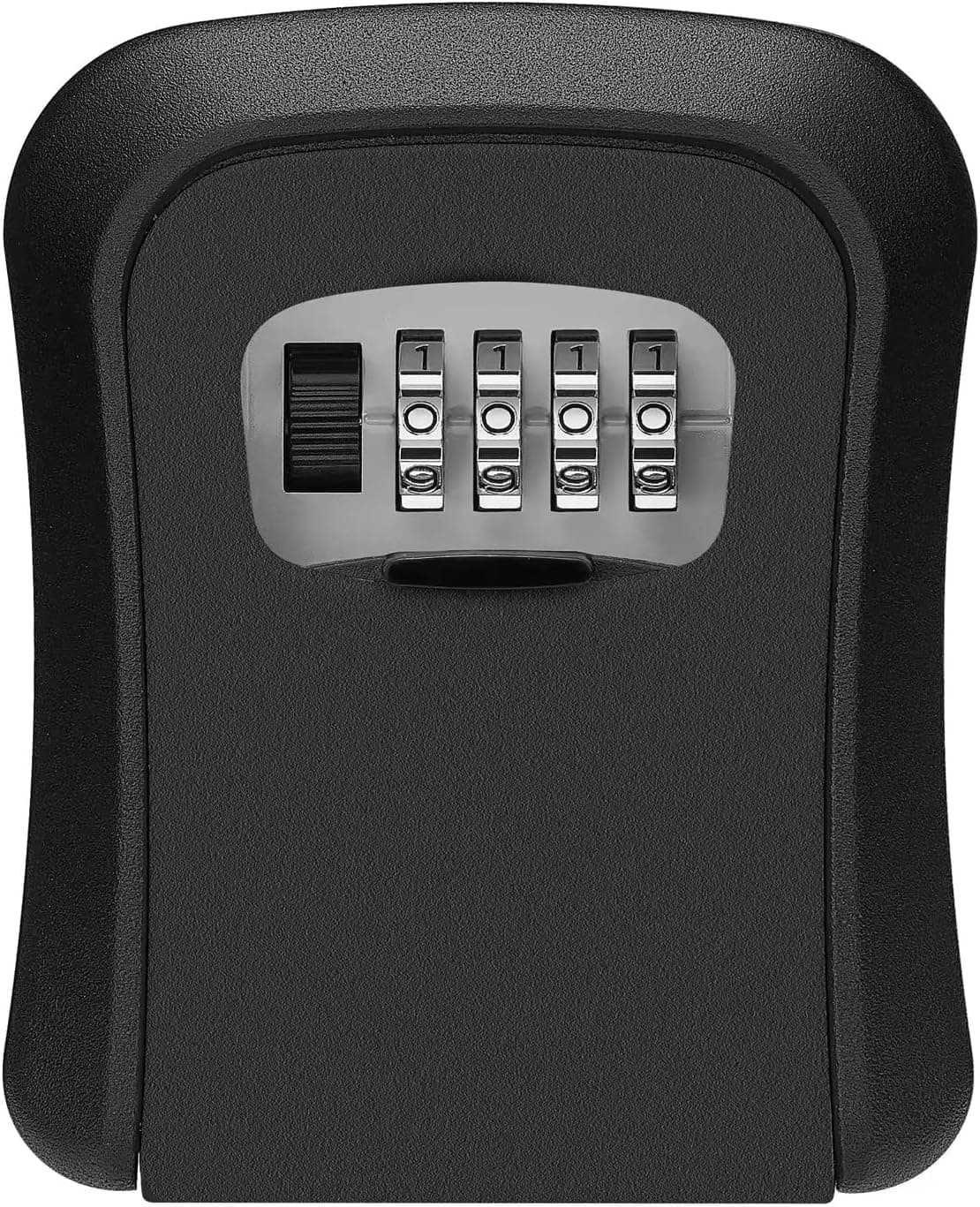 Genérico Cadeado Airbnb Segredo Cofre Parede Guarda Chaves Casa Objetos Joias (Preto)