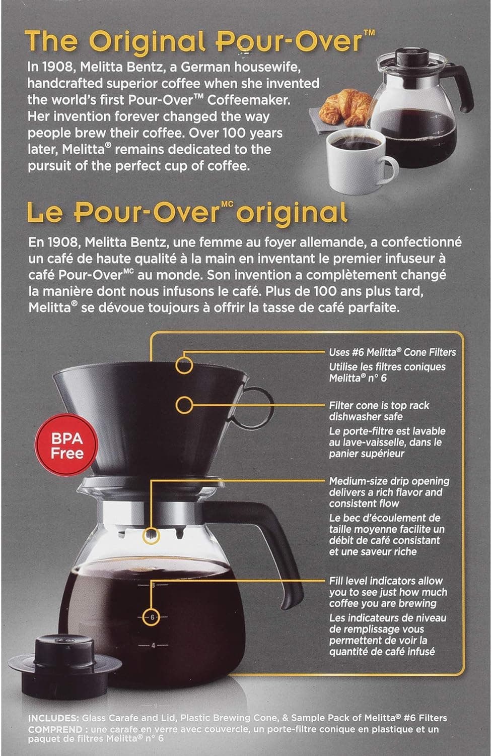 Melitta Cafeteira 640616, 1,5 g, jarra de vidro - Imagem 4