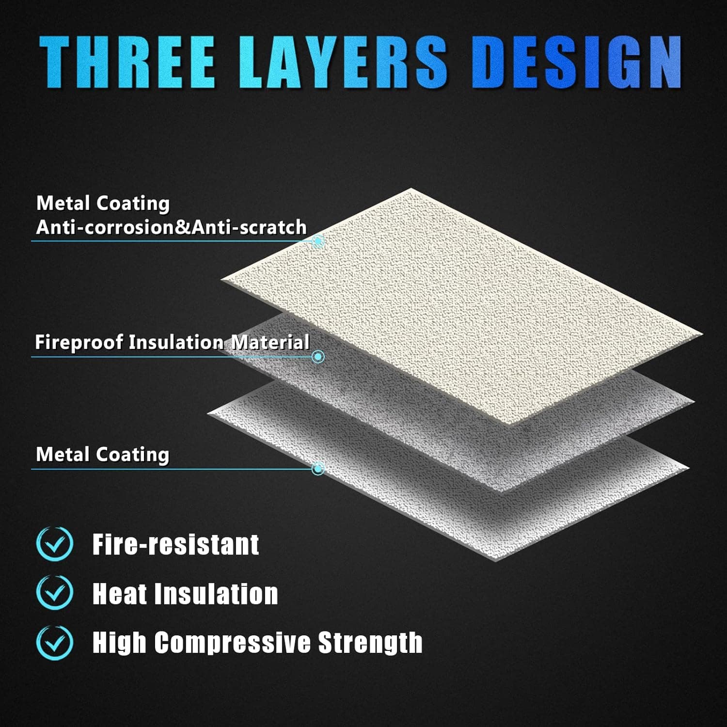 xydled Caixa segura resistente ao fogo com trava de chave para armazenamento de segurança de escritório doméstico para documentos de valor, 32 x 21 x 11 cm, branco, bege - Imagem 4