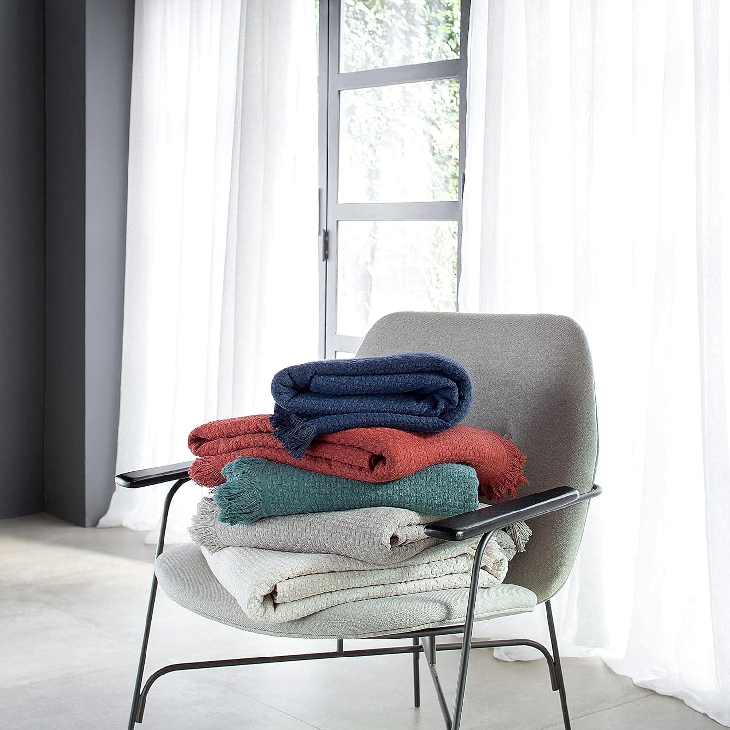 Buddemeyer Colcha King In Design 100% Algodão Bege - Imagem 4